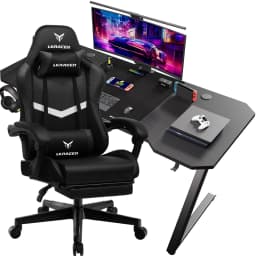 Gaming table Gaming table + Gaming chair Set, Computer table chair Set for Gaming, A Combination of Great Value
