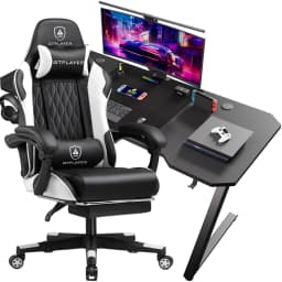 Gaming table Gaming table + Gaming chair Set, Computer table chair Set for Gaming, A Combination of Great Value