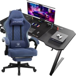 Gaming table Gaming table + Gaming chair Set, Computer table chair Set for Gaming, A Combination of Great Value
