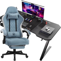 Gaming table Gaming table + Gaming chair Set, Computer table chair Set for Gaming, A Combination of Great Value