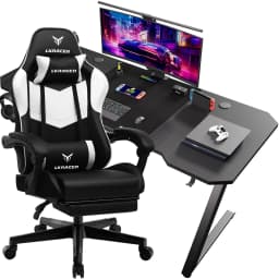 Gaming table Gaming table + Gaming chair Set, Computer table chair Set for Gaming, A Combination of Great Value
