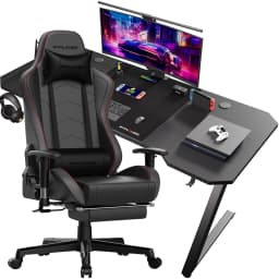 Gaming table Gaming table + Gaming chair Set, Computer table chair Set for Gaming, A Combination of Great Value