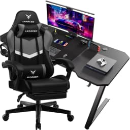 Gaming table Gaming table + Gaming chair Set, Computer table chair Set for Gaming, A Combination of Great Value