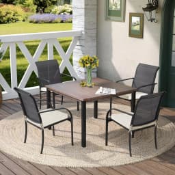 Outdoor Seat Cushion Waterproof Chair Cushions for Patio Furniture with Removable Cover High Resilience Foam Sofa Chair Cushion