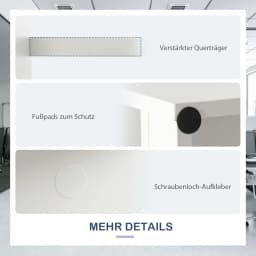 Desk with 4 Drawers,Computer Desk,Small Children's Desk,Modern Office Table,PC Table for Bedroom,Study,110 x 60 x 76cm
