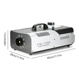 3In1 Smoke Machine RGB LED Fog Machine Wireless Remote Control DMX Fog Machine 1500W
