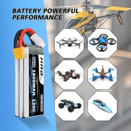 1/2pcs HRB 3S 11.1V 1800mah Lipo Battery 120C 3S RC Lipo With XT60 Connector for RC Car UAU Airplane FPV Drones