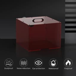ACMER S1 Protective Cover For Laser Engraver Enclosure with Vent Eye Protection Dustproof Noise Reduction Engraver Accessories
