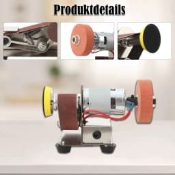 220V Mini Belt Sander Electric Handheld Polishing Grinding Machine for Sharpening EU Plug, Belt Sander, Electric Knife Sharpener