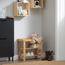 SoBuy FSR02-K shoe rack Bench Shoe Bench made of high quality bamboo with 2 years warranty B50cm