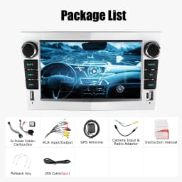 ESSGOO 4+64GB Android 14 Wireless Carplay Android auto For Vauxhall Corsa 2006-2014 Car Stereo Radio GPS NAVI WIFI FM Bluetooth