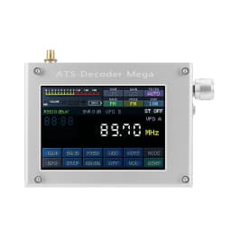HAMGEEK ATS-Decoder Mega SDR Radio AM FM SYNC SSB CW DIGI Receiver Upgraded Version of ATS25 max-Decoder w/ 4" Color Screen