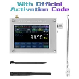 HAMGEEK ATS-Decoder Mega SDR Radio AM FM SYNC SSB CW DIGI Receiver Upgraded Version of ATS25 max-Decoder w/ 4" Color Screen