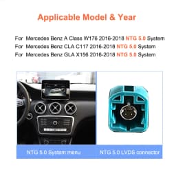 Bonroad 10.25 "Car Multimedia Player For Mercedes-Benz A-Class W176 GLA X156 CLA C117 NTG5.0 Carplay Android Auto Linux Headunit
