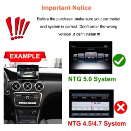 Bonroad 10.25 "Car Multimedia Player For Mercedes-Benz A-Class W176 GLA X156 CLA C117 NTG5.0 Carplay Android Auto Linux Headunit