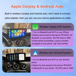Bonroad 10.25 "Car Multimedia Player For Mercedes-Benz A-Class W176 GLA X156 CLA C117 NTG5.0 Carplay Android Auto Linux Headunit