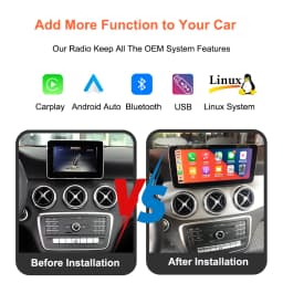 Bonroad 10.25 "Car Multimedia Player For Mercedes-Benz A-Class W176 GLA X156 CLA C117 NTG5.0 Carplay Android Auto Linux Headunit