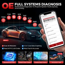 KINGBOLEN Ediag Link Full Systems Car Scanner With 10 Resets Function OBD2 Tool Support FCA, CAN FD Protocol