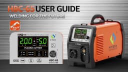 HITBOX HBC65 Plasma Cutter 65A Non-HF Pilot Arc Plasma Cutting Grid Cut CNC Function IGBT Technonlogy 2T/4T 50/60Hz Adjustable Post Time Cut 1-25mm Stainless Steel Carbon Steel