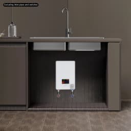 Electric Water Heater, Instantaneous Water Heater Starting Flow 1.2-1.5L/0.32-0.4gal/min 0.6Mpa Water Pressure