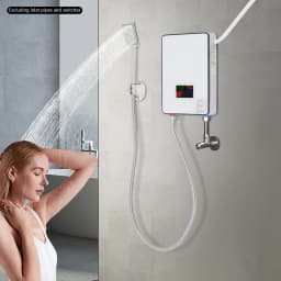 Electric Water Heater, Instantaneous Water Heater Starting Flow 1.2-1.5L/0.32-0.4gal/min 0.6Mpa Water Pressure