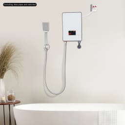 Electric Water Heater, Instantaneous Water Heater Starting Flow 1.2-1.5L/0.32-0.4gal/min 0.6Mpa Water Pressure