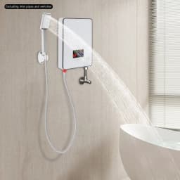 Electric Water Heater, Instantaneous Water Heater Starting Flow 1.2-1.5L/0.32-0.4gal/min 0.6Mpa Water Pressure