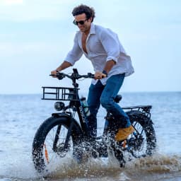 Ridstar MN26 Electric Bike Motor 48V 20AH Battery 26*4.0Inch Fat Tire Off-Road Adult Mountain Snowfield Electric Bicycle