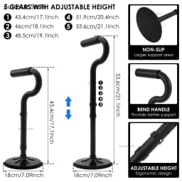 2 PCS New Cross-border Adjustable Standing Aid for The Elderly Mobility Aid S Tool