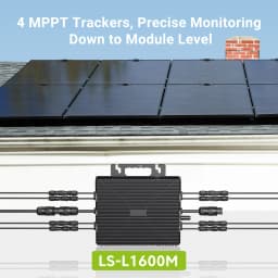 1600W Grid-Tie Micro invert with 4 MPPT inputts | 230V AC Output, WiFi Monitoring, IP67 for Solar Systems (280W-550W per Panel