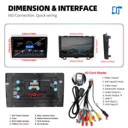 For Honda CRV 2007-2011 9Inch Touchscreen Android14 1280 x 720 Car Stereo CarPlay GPS Sat Nav BT 4+64G MP3