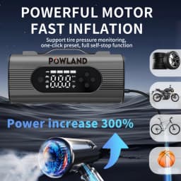 26800mAh Multifunctional 8-In-1 150PSI Car Emergency Start Power Portable Vehicle Mounted Inflation Pump Electric Vacuum Cleaner