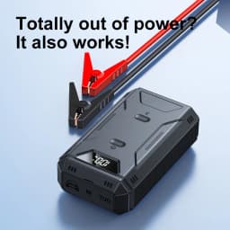 Car Battery Jump Starter Digital Display Portable Car Battery Booster Charger 26800mAh Power Bank Emergency Battery Booster