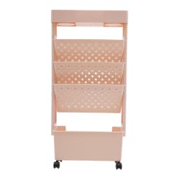 5-Tier Storage Rack with Wheels, Storage Rack, Bookcase