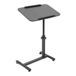 Bedside Table Wear-Resistant Adjustable Hospital and Home Use Bed Table High Stability Rolling Laptop Table for Homes/Offices
