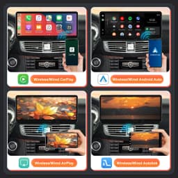Car Multimedia Display Screen Wireless CarPlay Android Auto For Mercedes-Benz CLS W218 2010-2014 With Airplay Mirror Link