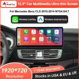 Car Multimedia Display Screen Wireless CarPlay Android Auto For Mercedes-Benz CLS W218 2010-2014 With Airplay Mirror Link