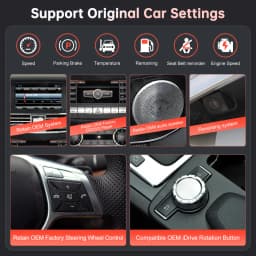 Car Multimedia Display Screen Wireless CarPlay Android Auto For Mercedes-Benz CLS W218 2010-2014 With Airplay Mirror Link