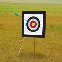 50cm EVA Archery Arrow Target for Practice Portable Hunting Target with 10* Target Papers & 4* Target Pins