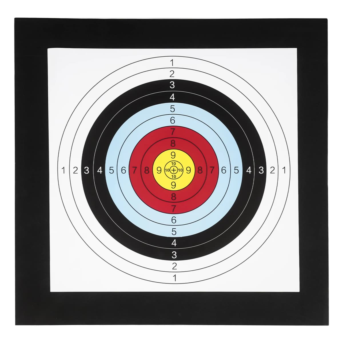 50cm EVA Archery Arrow Target for Practice Portable Hunting Target with 10* Target Papers & 4* Target Pins