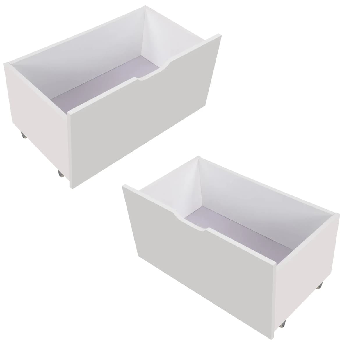 1 Pair Removable Drawers Storage Cabinet compatible with Baby's Cot Drawers Large Capacity Nightstand for Living Room Bedroom