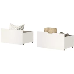 1 Pair Removable Drawers Storage Cabinet compatible with Baby's Cot Drawers Large Capacity Nightstand for Living Room Bedroom