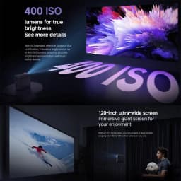 Xiaomi Smart Projector L1 Pro,Google TV 400 ISO Lumens,1080p Physical Resolution,Auto Focus&Auto Keystone Correction,Dolby Audio