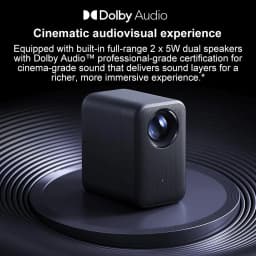 Xiaomi Smart Projector L1 Pro,Google TV 400 ISO Lumens,1080p Physical Resolution,Auto Focus&Auto Keystone Correction,Dolby Audio