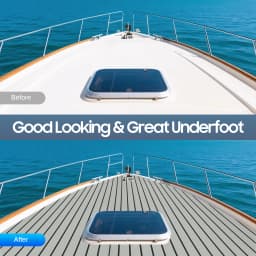 Boat Flooring Self-Adhesive EVA Foam Teak Wood Imitation Boat Covering for Boats Ship Decks Yacht Floor Swimming Pool Motor Boat