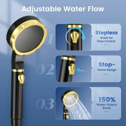 Portable Camping Shower with Rechargeable Pump 6000mAh and 20L Foldable Bag Outdoor Shower Kit for Travel, Garden & Car Wash