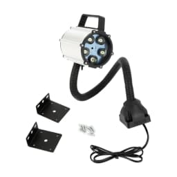LED CNC Machine Tool Work Lamp Workshop Working Lights Flexible Arm 110V-220V for BBQ Reading Lighting