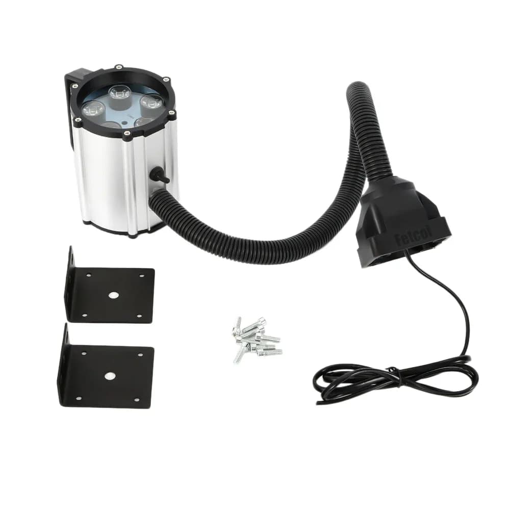 LED CNC Machine Tool Work Lamp Workshop Working Lights Flexible Arm 110V-220V for BBQ Reading Lighting