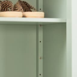SoBuy FSB72-GR shoe wardrobe kitchen wardrobe sideboard with grid look doors wardrobe buffet storage s wardrobe dresser Green