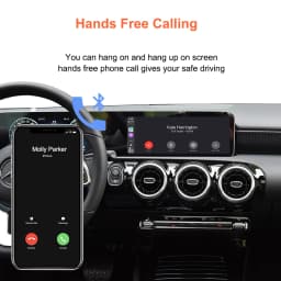 Bonroad Wireless Carplay Android Auto Fits For Mercedes A B C E Class CLS CLA GLA GLB Class NTG6.0 2018-2022 Module Box Airplay